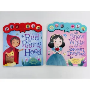 fairy tales sound books for kids to read & hear the story with snow white & red riding hood